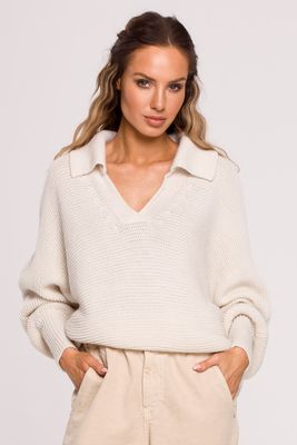 Sweter damski casual Moe ze sklepu: Cudmoda w kategorii: Swetry damskie - zdjęcie WP-ADS-ZJHDFTVFS_14139