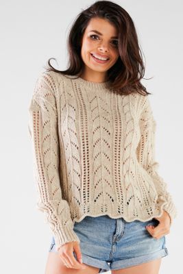 Sweter damski AWAMA ze sklepu: Cudmoda w kategorii: Swetry damskie - zdjęcie WP-ADS-ZJHDFTVFS_14478