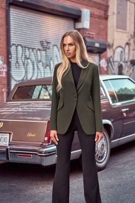 Marynarka elegancki Moe ze sklepu: Cudmoda w kategorii: Marynarki damskie - zdjęcie WP-ADS-ZJHDFTVFS_14804