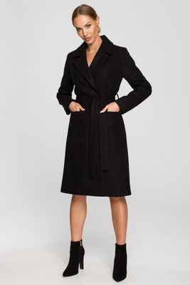 Płaszcz damski casual Moe ze sklepu: Cudmoda w kategorii: Płaszcze damskie - zdjęcie WP-ADS-ZJHDFTVFS_14822