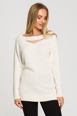 Sweter damski zimowy Moe ze sklepu: Cudmoda w kategorii: Swetry damskie - zdjęcie WP-ADS-ZJHDFTVFS_14836