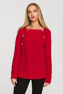Sweter damski zimowy Moe ze sklepu: Cudmoda w kategorii: Swetry damskie - zdjęcie WP-ADS-ZJHDFTVFS_14841