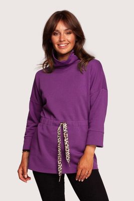 Sweter damski casual BeWear ze sklepu: Cudmoda w kategorii: Swetry damskie - zdjęcie WP-ADS-ZJHDFTVFS_14868