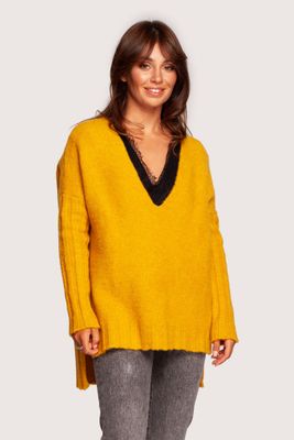 Sweter damski na zimę BE Knitwear ze sklepu: Cudmoda w kategorii: Swetry damskie - zdjęcie WP-ADS-ZJHDFTVFS_14947