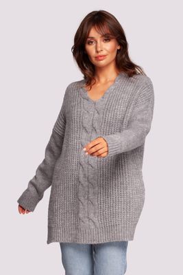 Sweter damski na zimę BE Knitwear ze sklepu: Cudmoda w kategorii: Swetry damskie - zdjęcie WP-ADS-ZJHDFTVFS_14964