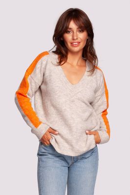 Sweter damski na zimę BE Knitwear ze sklepu: Cudmoda w kategorii: Swetry damskie - zdjęcie WP-ADS-ZJHDFTVFS_14990