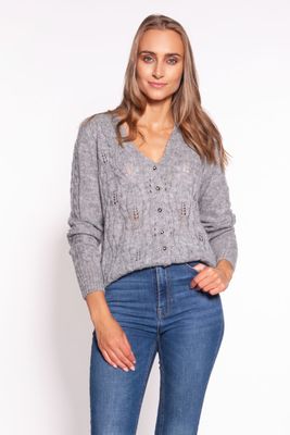 Sweter damski MKM ze sklepu: Cudmoda w kategorii: Swetry damskie - zdjęcie WP-ADS-ZJHDFTVFS_15284