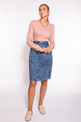 Sweter damski na zimę MKM ze sklepu: Cudmoda w kategorii: Swetry damskie - zdjęcie WP-ADS-ZJHDFTVFS_15291