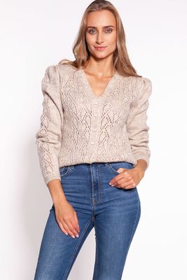 Sweter damski casual MKM ze sklepu: Cudmoda w kategorii: Swetry damskie - zdjęcie WP-ADS-ZJHDFTVFS_15299