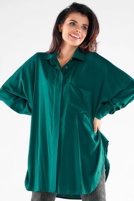 Koszula damska casual AWAMA ze sklepu: Cudmoda w kategorii: Koszule damskie - zdjęcie WP-ADS-ZJHDFTVFS_15593