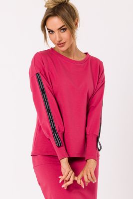 Moe - Bluza damska casual ze sklepu: Cudmoda w kategorii: Bluzy damskie - zdjęcie WP-ADS-ZJHDFTVFS_15835