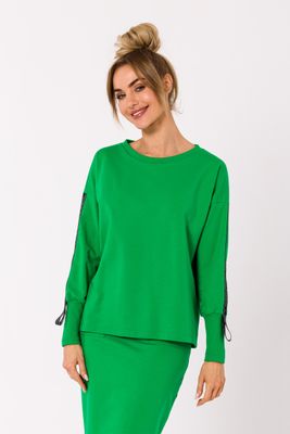 Moe - Bluza damska casual ze sklepu: Cudmoda w kategorii: Bluzy damskie - zdjęcie WP-ADS-ZJHDFTVFS_15836