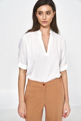 NIFE - Bluzka damska casual ze sklepu: Cudmoda w kategorii: Bluzki damskie - zdjęcie WP-ADS-ZJHDFTVFS_15986