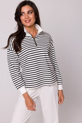 BeWear - Bluza damska casualowa na jesień ze sklepu: Cudmoda w kategorii: Bluzy damskie - zdjęcie WP-ADS-ZJHDFTVFS_16004