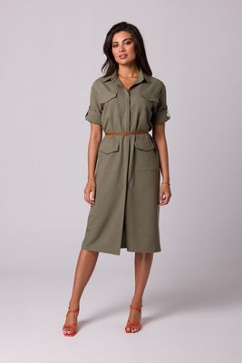 Sukienka casualowa szmizjerka BeWear ze sklepu: Cudmoda w kategorii: Sukienki - zdjęcie WP-ADS-ZJHDFTVFS_16034
