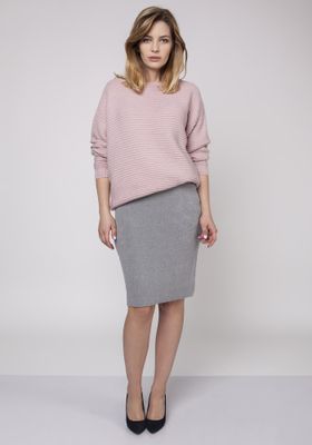 Sweter damski casual MKM ze sklepu: Cudmoda w kategorii: Swetry damskie - zdjęcie WP-ADS-ZJHDFTVFS_1897