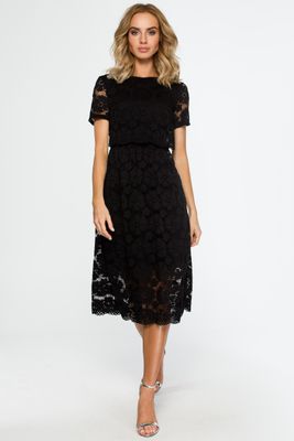 Moe - Sukienka na wiosnę elegancka ze sklepu: Cudmoda w kategorii: Sukienki - zdjęcie WP-ADS-ZJHDFTVFS_2388