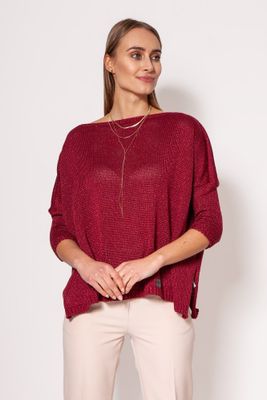 Sweter damski casual MKM ze sklepu: Cudmoda w kategorii: Swetry damskie - zdjęcie WP-ADS-ZJHDFTVFS_24464