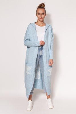 Sweter damski casualowy MKM ze sklepu: Cudmoda w kategorii: Swetry damskie - zdjęcie WP-ADS-ZJHDFTVFS_24496