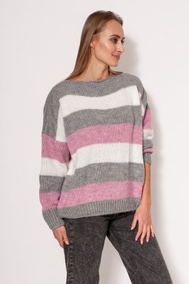 Sweter damski MKM ze sklepu: Cudmoda w kategorii: Swetry damskie - zdjęcie WP-ADS-ZJHDFTVFS_24511