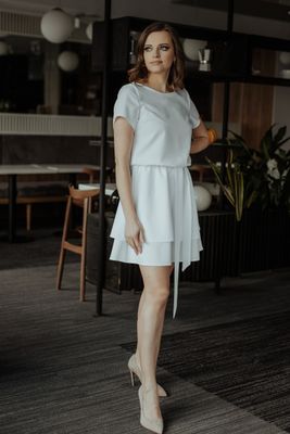 Sukienka na wiosnę Tessita ze sklepu: Cudmoda w kategorii: Sukienki - zdjęcie WP-ADS-ZJHDFTVFS_24663