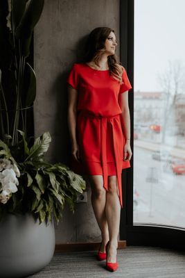 Sukienka wiosenna Tessita ze sklepu: Cudmoda w kategorii: Sukienki - zdjęcie WP-ADS-ZJHDFTVFS_24665