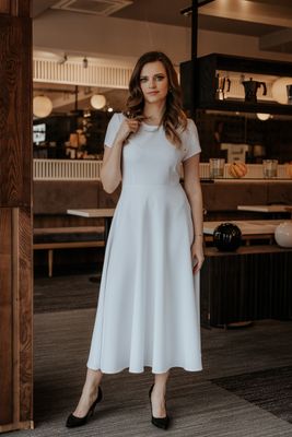 Sukienka trapezowa Tessita ze sklepu: Cudmoda w kategorii: Sukienki - zdjęcie WP-ADS-ZJHDFTVFS_24672