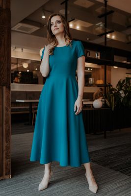 Sukienka trapezowa Tessita ze sklepu: Cudmoda w kategorii: Sukienki - zdjęcie WP-ADS-ZJHDFTVFS_24676