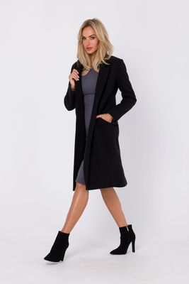 Płaszcz damski casual Moe ze sklepu: Cudmoda w kategorii: Płaszcze damskie - zdjęcie WP-ADS-ZJHDFTVFS_25028
