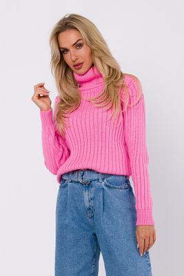 Sweter damski casual Moe ze sklepu: Cudmoda w kategorii: Swetry damskie - zdjęcie WP-ADS-ZJHDFTVFS_25090