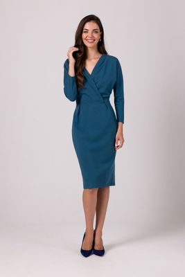 Sukienka elegancka BeWear ze sklepu: Cudmoda w kategorii: Sukienki - zdjęcie WP-ADS-ZJHDFTVFS_25276