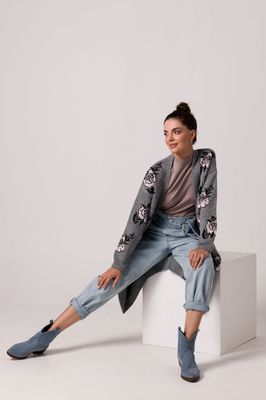 BE Knitwear - Sweter damski casual ze sklepu: Cudmoda w kategorii: Swetry damskie - zdjęcie WP-ADS-ZJHDFTVFS_25300