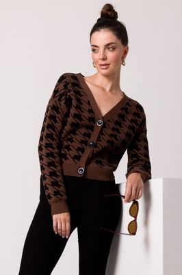 Sweter damski na zimę casual BE Knitwear ze sklepu: Cudmoda w kategorii: Swetry damskie - zdjęcie WP-ADS-ZJHDFTVFS_25304
