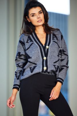 AWAMA - Sweter damski casual ze sklepu: Cudmoda w kategorii: Swetry damskie - zdjęcie WP-ADS-ZJHDFTVFS_25381