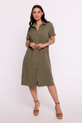 Sukienka casualowa koszulowa BeWear ze sklepu: Cudmoda w kategorii: Sukienki - zdjęcie WP-ADS-ZJHDFTVFS_26110