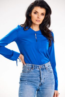 Bluzka damska casualowa AWAMA ze sklepu: Cudmoda w kategorii: Bluzki damskie - zdjęcie WP-ADS-ZJHDFTVFS_26481