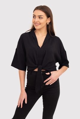Bluzka damska casualowa AX Paris ze sklepu: Cudmoda w kategorii: Bluzki damskie - zdjęcie WP-ADS-ZJHDFTVFS_26517
