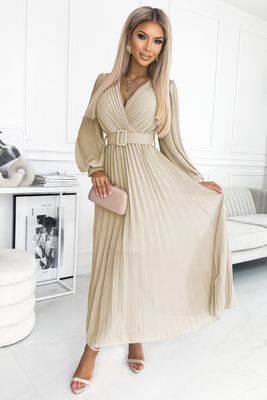 Numoco - Sukienka elegancka na wiosnę ze sklepu: Cudmoda w kategorii: Sukienki - zdjęcie WP-ADS-ZJHDFTVFS_26615
