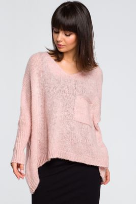 Sweter damski casual BE Knitwear ze sklepu: Cudmoda w kategorii: Swetry damskie - zdjęcie WP-ADS-ZJHDFTVFS_2754