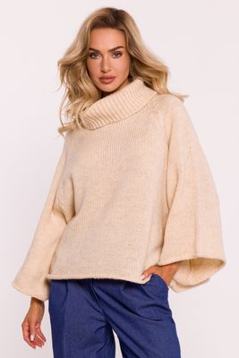 Sweter damski casual Moe ze sklepu: Cudmoda w kategorii: Swetry damskie - zdjęcie WP-ADS-ZJHDFTVFS_29565