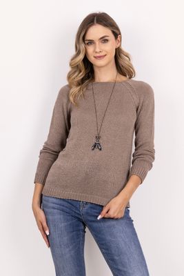 Sweter damski MKM ze sklepu: Cudmoda w kategorii: Swetry damskie - zdjęcie WP-ADS-ZJHDFTVFS_30041
