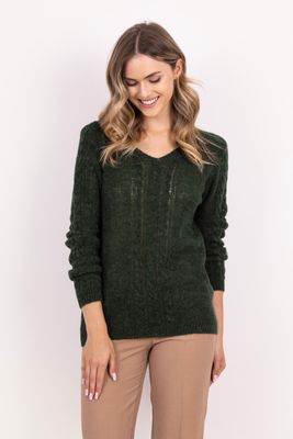 Sweter damski MKM ze sklepu: Cudmoda w kategorii: Swetry damskie - zdjęcie WP-ADS-ZJHDFTVFS_30050