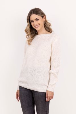 Sweter damski na zimę MKM ze sklepu: Cudmoda w kategorii: Swetry damskie - zdjęcie WP-ADS-ZJHDFTVFS_30052