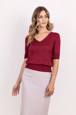 Sweter damski wiosenny MKM ze sklepu: Cudmoda w kategorii: Swetry damskie - zdjęcie WP-ADS-ZJHDFTVFS_30054