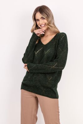 Sweter damski MKM ze sklepu: Cudmoda w kategorii: Swetry damskie - zdjęcie WP-ADS-ZJHDFTVFS_30060