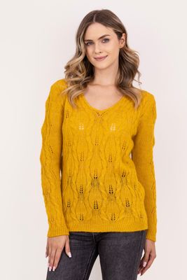 Sweter damski MKM ze sklepu: Cudmoda w kategorii: Swetry damskie - zdjęcie WP-ADS-ZJHDFTVFS_30065