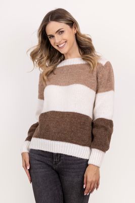 Sweter damski zimowy MKM ze sklepu: Cudmoda w kategorii: Swetry damskie - zdjęcie WP-ADS-ZJHDFTVFS_30187