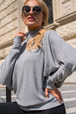 Sweter damski casualowy AWAMA ze sklepu: Cudmoda w kategorii: Swetry damskie - zdjęcie WP-ADS-ZJHDFTVFS_30298