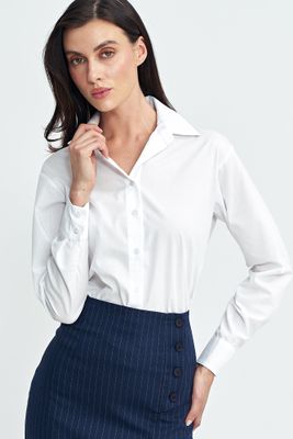 Koszula damska elegancka NIFE ze sklepu: Cudmoda w kategorii: Koszule damskie - zdjęcie WP-ADS-ZJHDFTVFS_30486