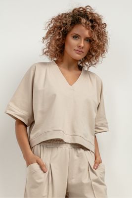 Bluza damska casual Tessita ze sklepu: Cudmoda w kategorii: Bluzy damskie - zdjęcie WP-ADS-ZJHDFTVFS_30847
